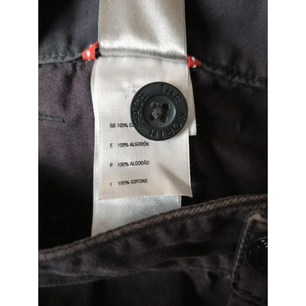 The North Face Pants Men's Flat Front Chino Cotton 38x30‎ Gray Style ABLS